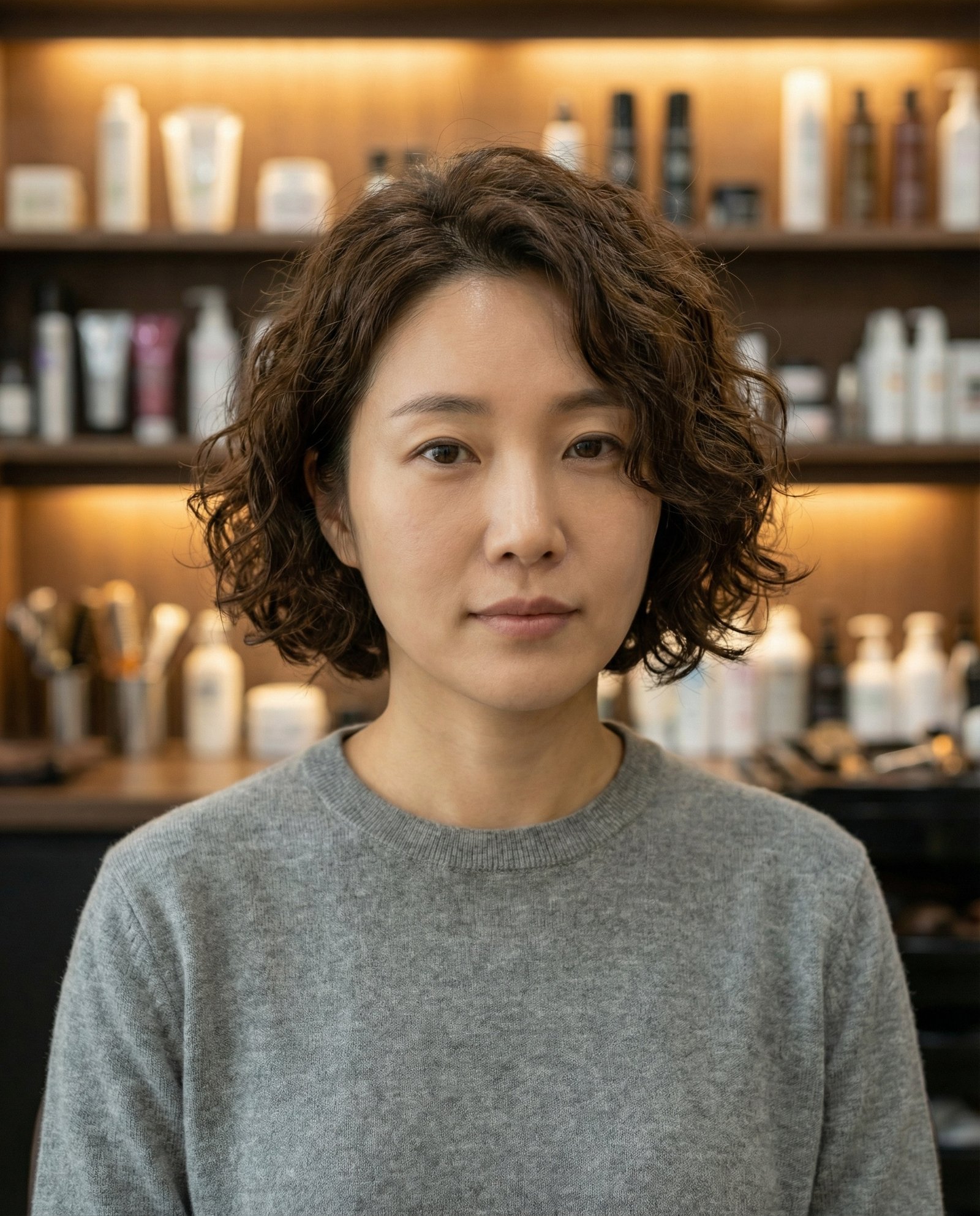 Hippie Perm styling result