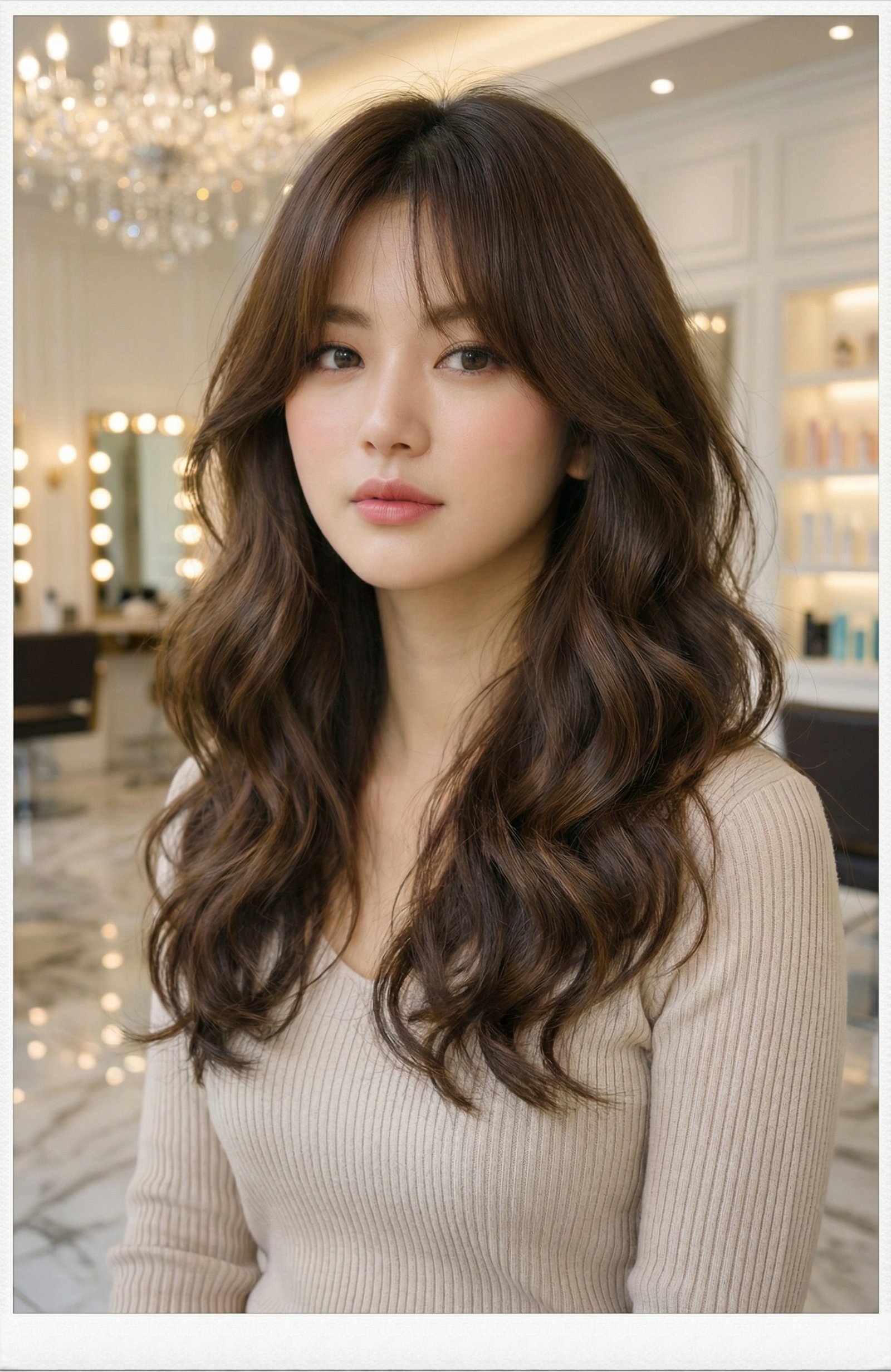 Layered Cut styling result