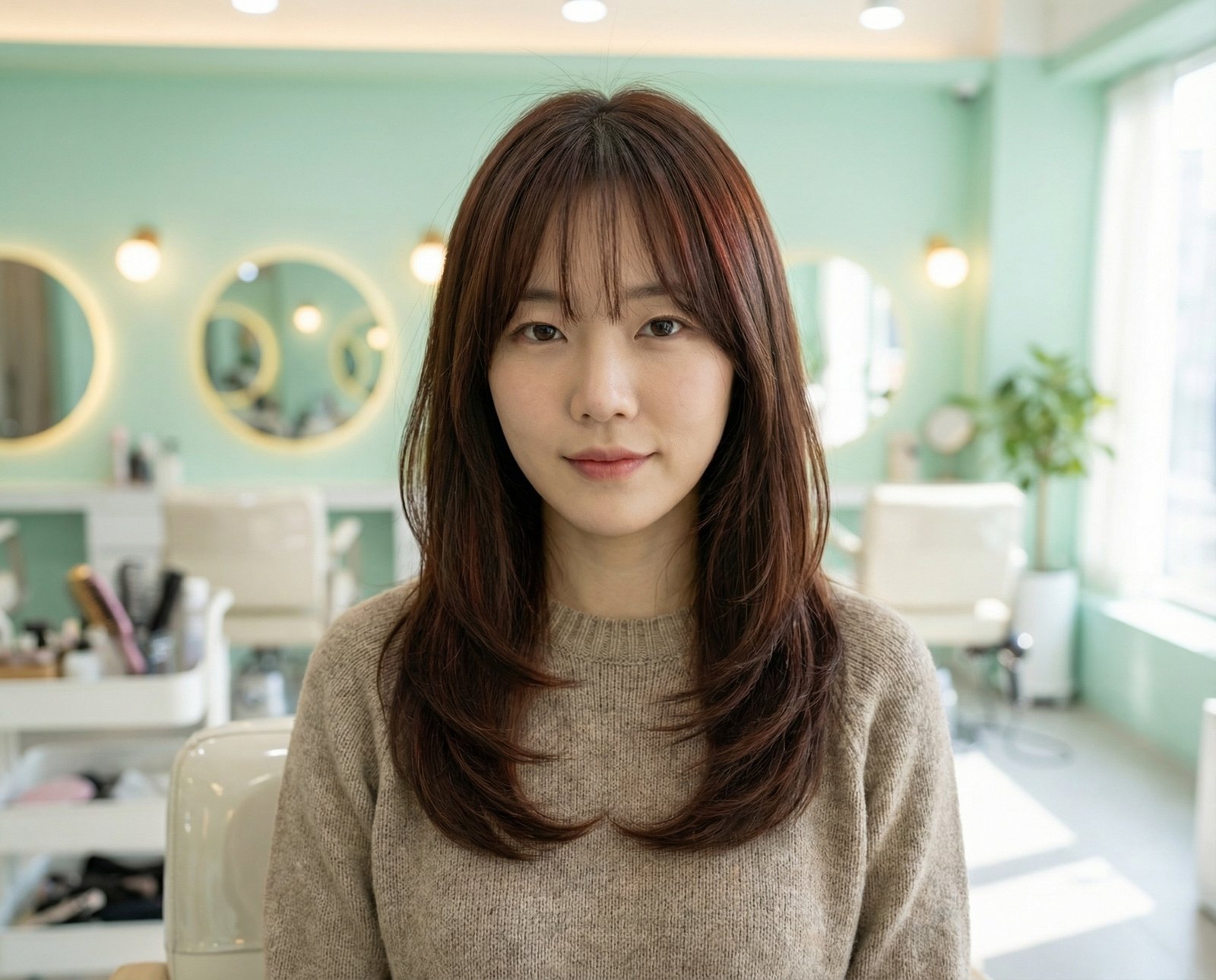 Layered Cut styling result