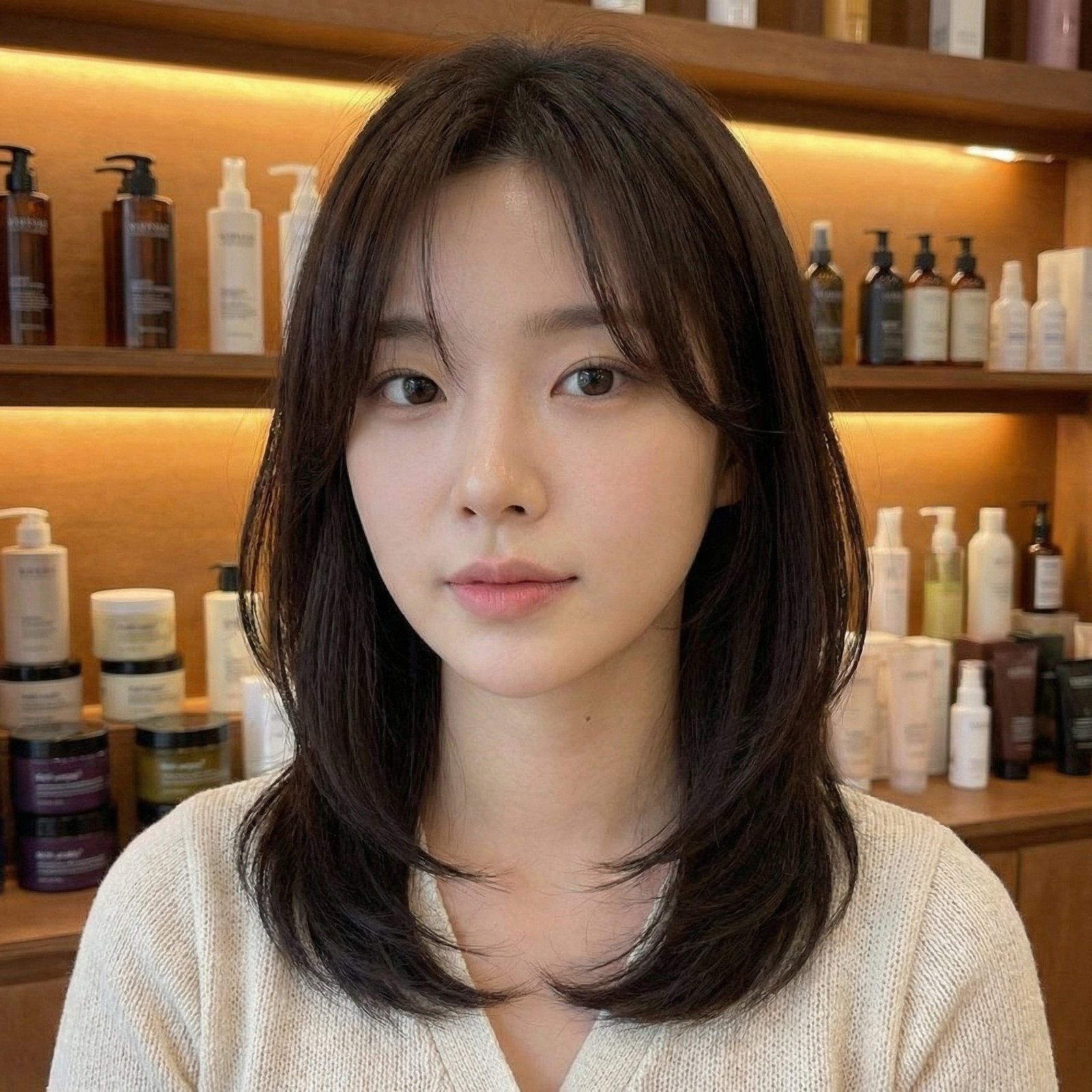 Medium Length close up portrait