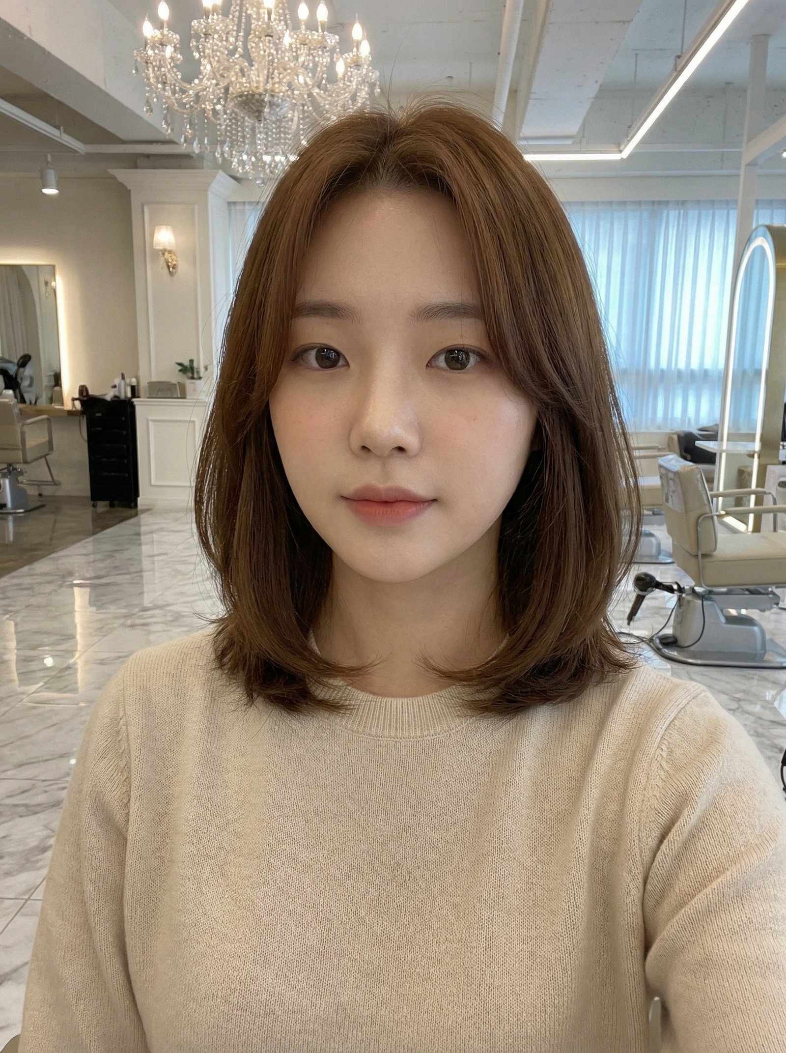 Medium Length close up portrait