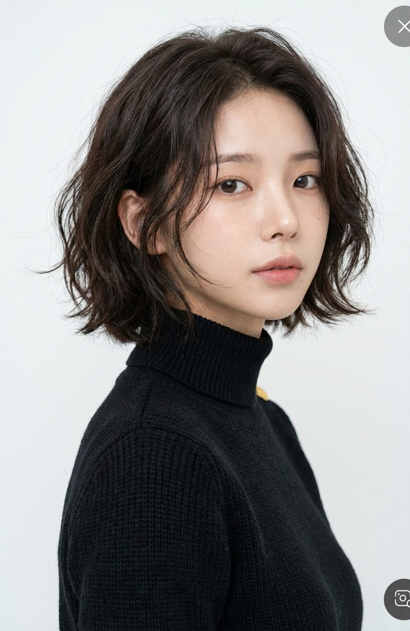 2026 Korean Wolf Cut Short Hair