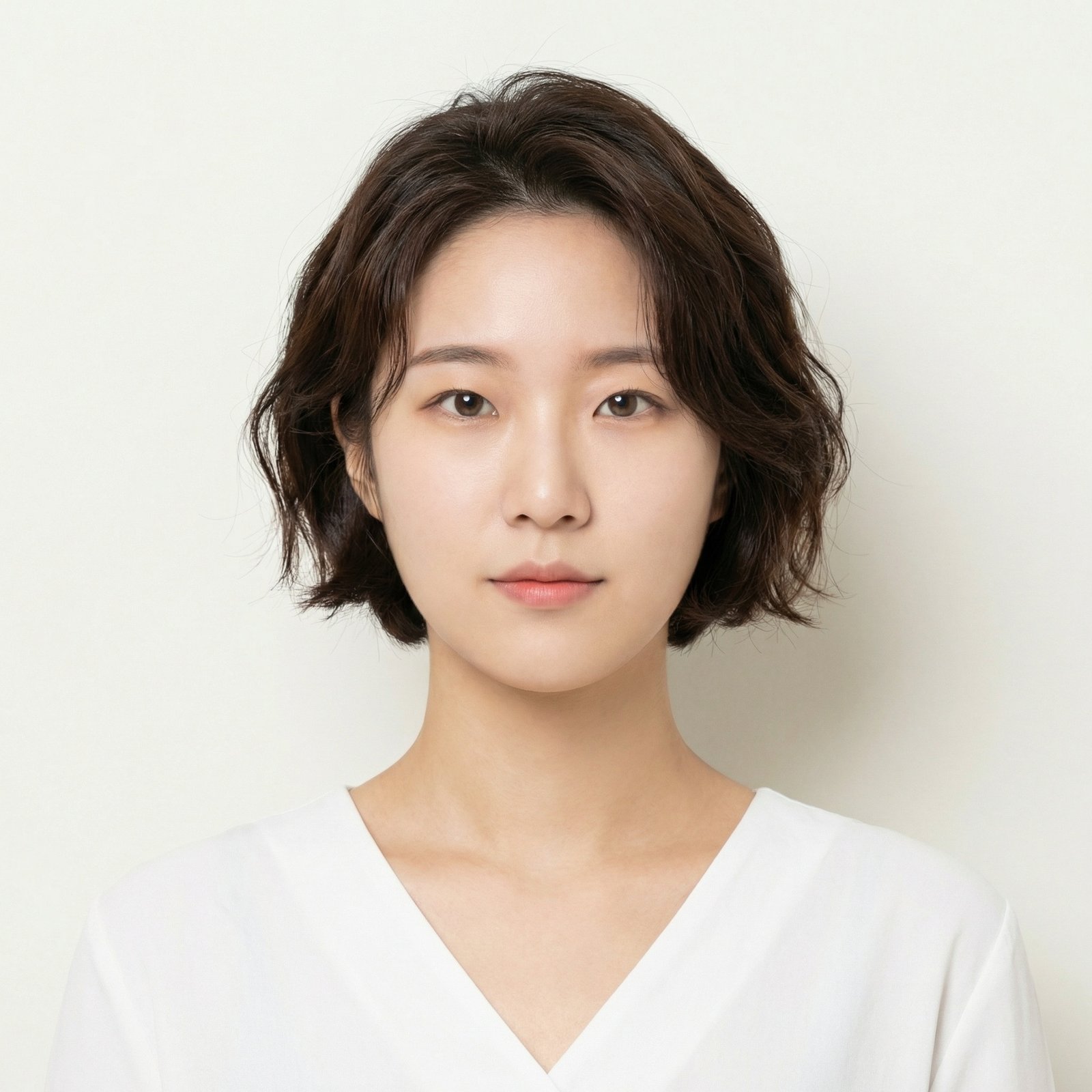 Bob Cut close up portrait