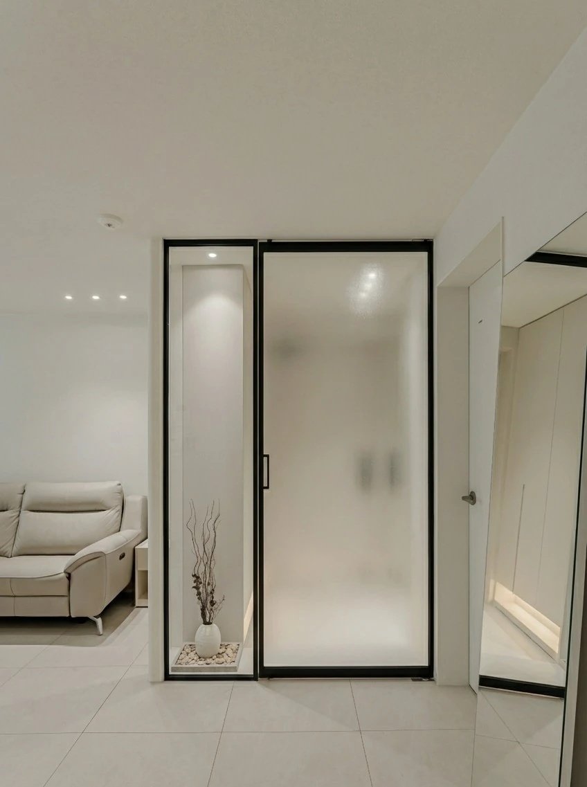 Korean apartment entryway renovation after