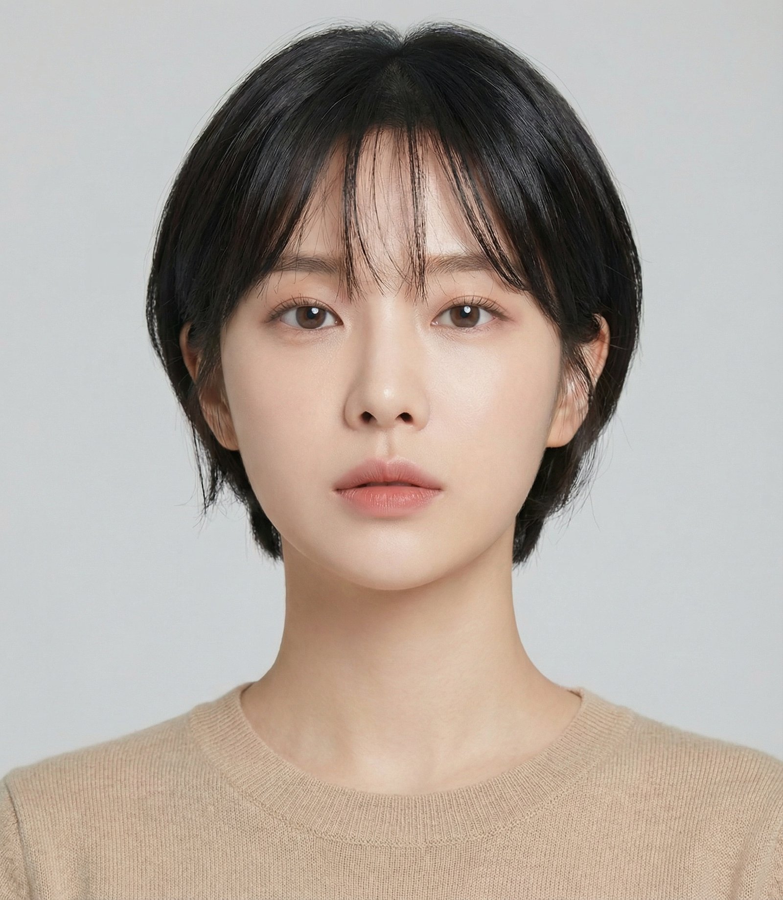 Bob Cut close up portrait