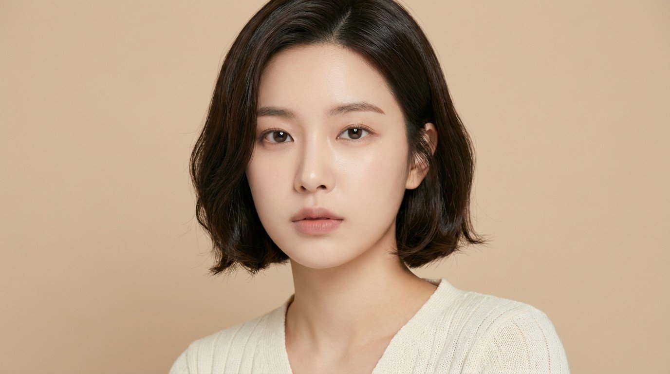 Bob Cut close up portrait