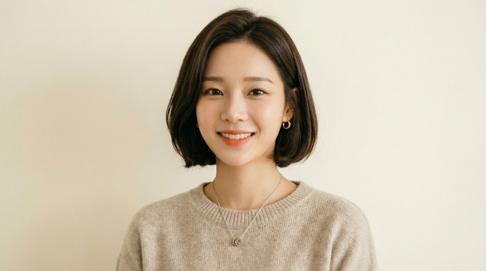 Bob Cut close up portrait