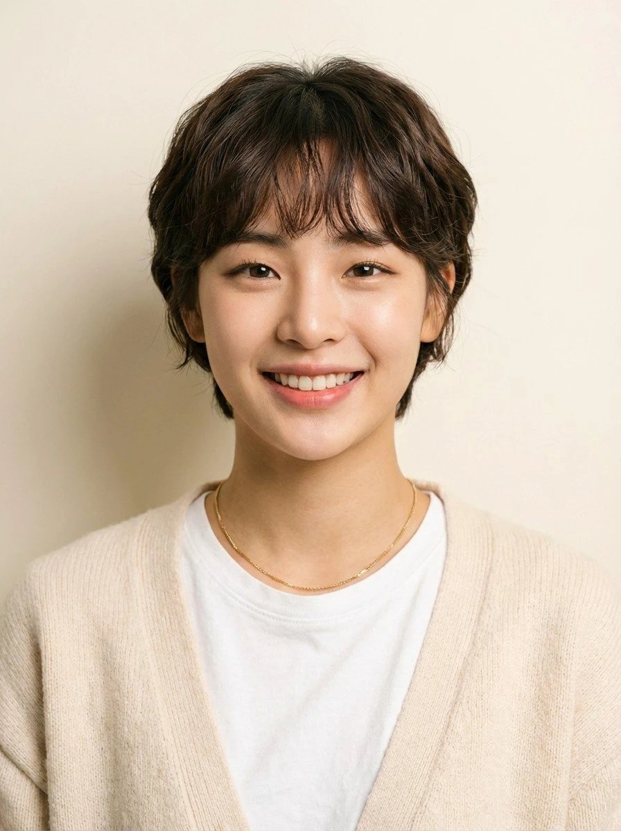 Korean Natural Perm vs Hippie Perm: Which Wave Is Right for You? front view