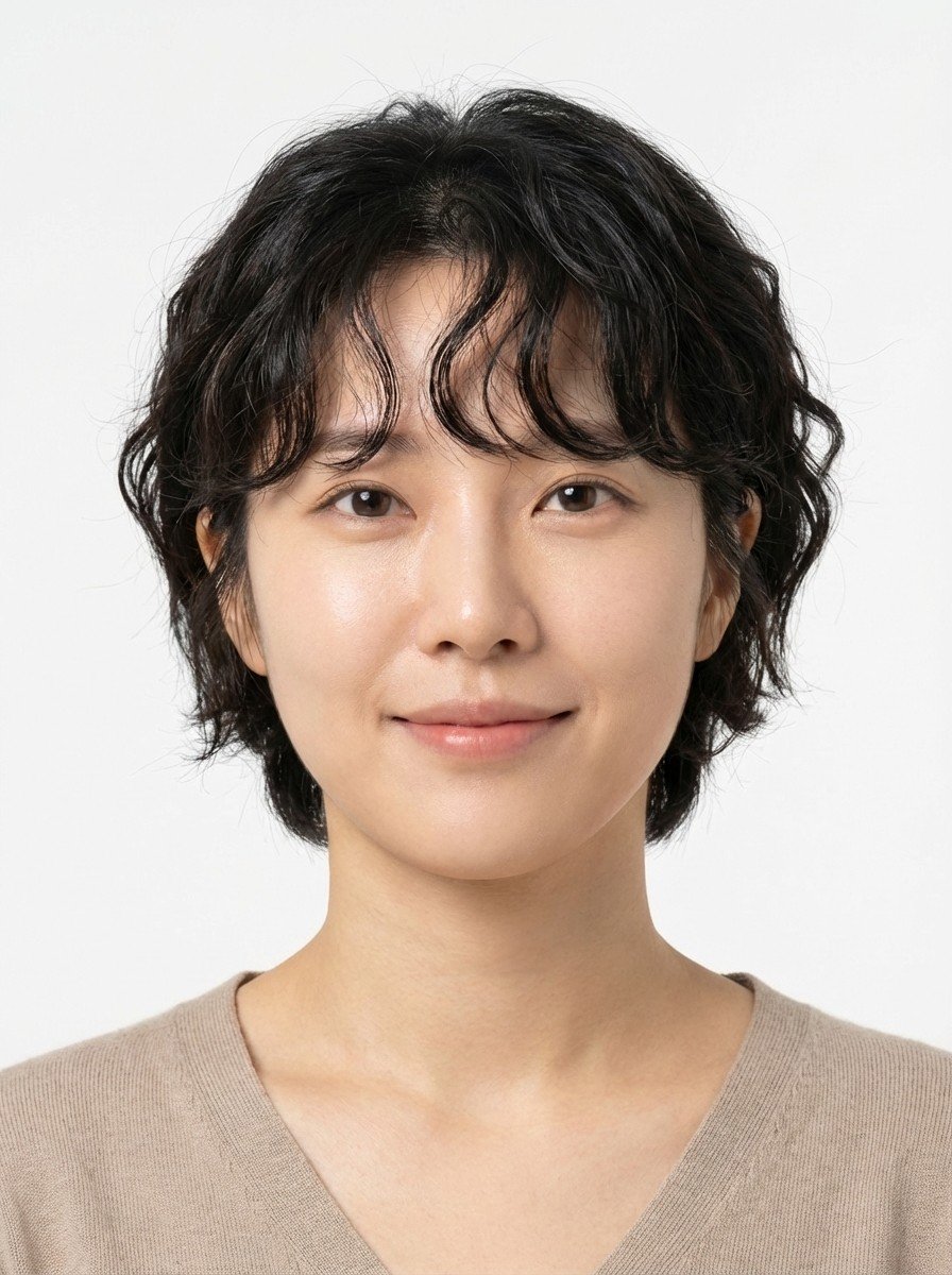 Shadow Perm close up portrait