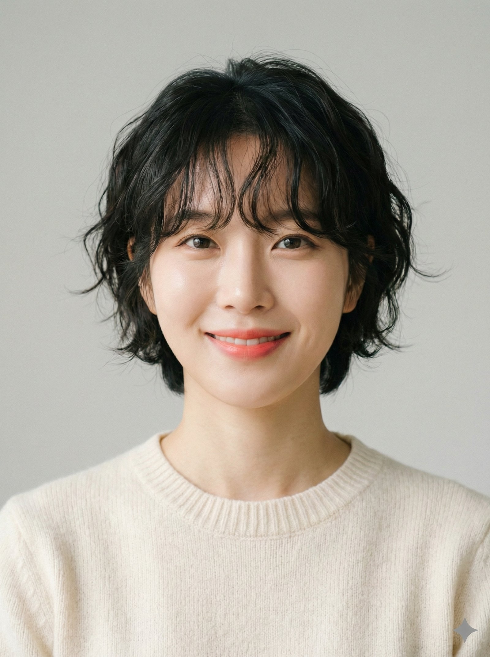 Shadow Perm close up portrait