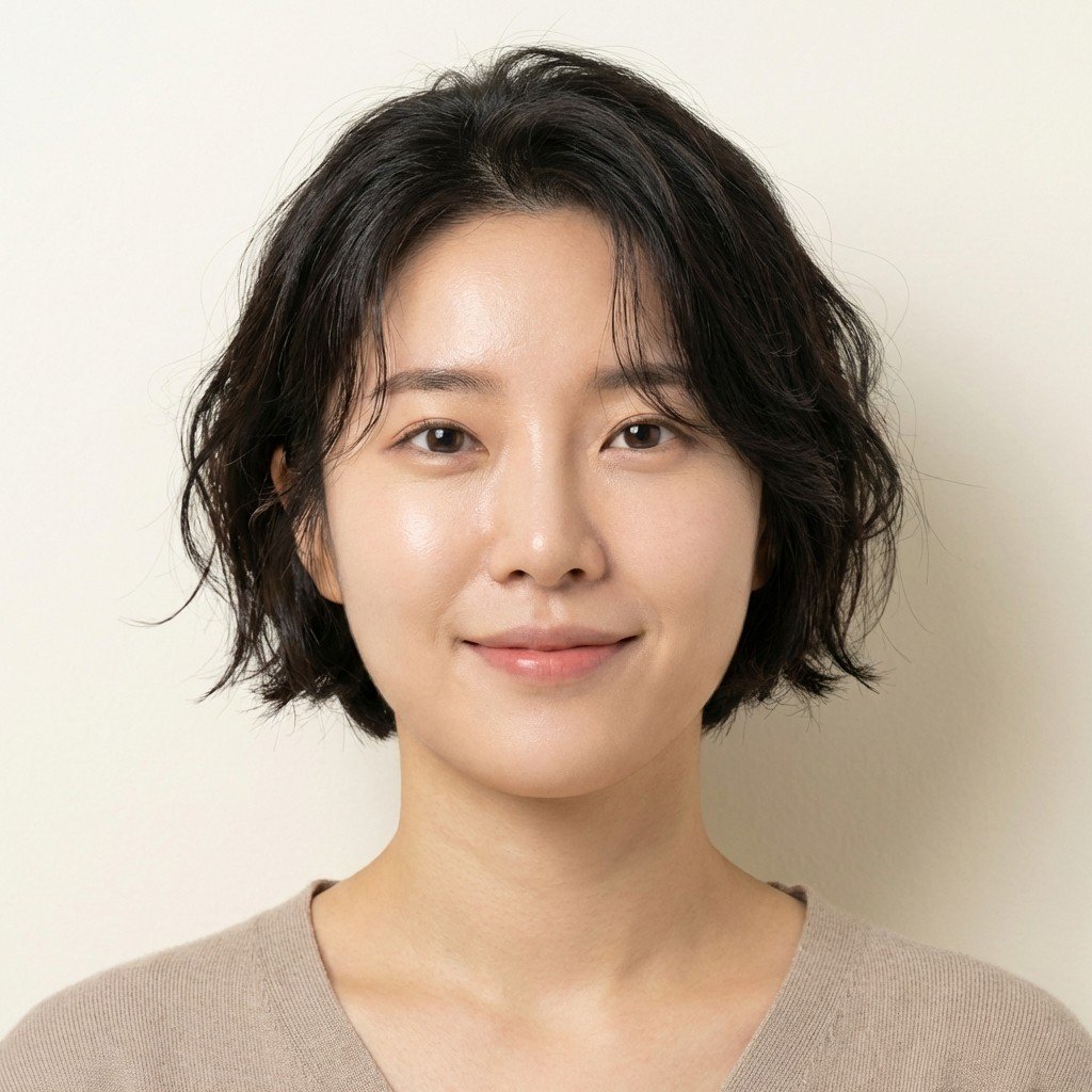 Bob Cut close up portrait